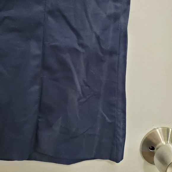 J. Crew Factory Women's Navy Scalloped Ruffle V-neck Sleeveless Top NWT Size S - Picture 5 of 6